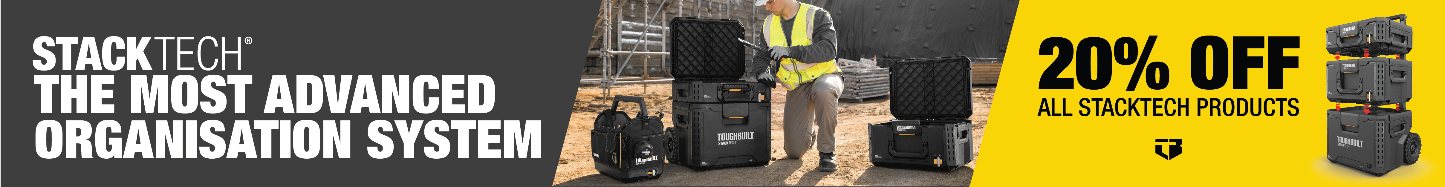 20% Off ToughBuilt StackTech Range