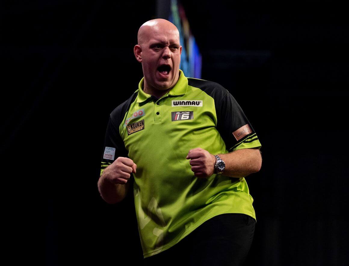 van gerwen darts player