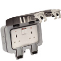 Weatherproof  Switched Socket