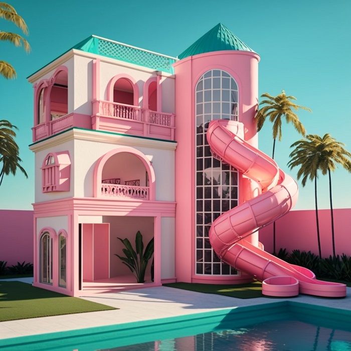 Barbie's dreamhouse 2021