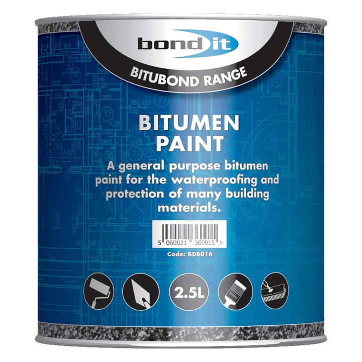 Bitumen Paint Black 2.5L