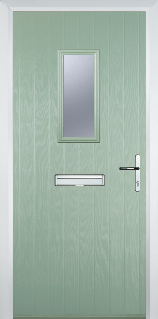 1 Square Chartwell Green Composite Door
