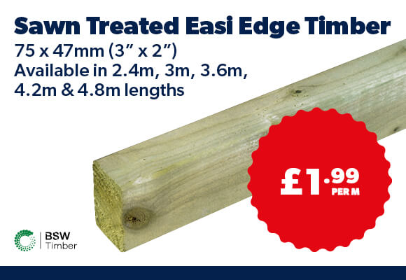 Sawn Treated Easi Edge Timber