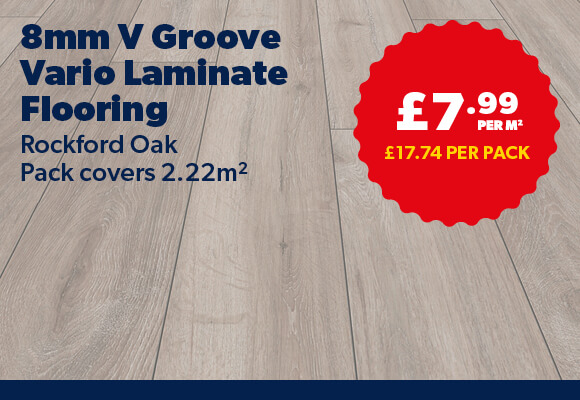 8mm V Groove Vario Laminate Flooring
