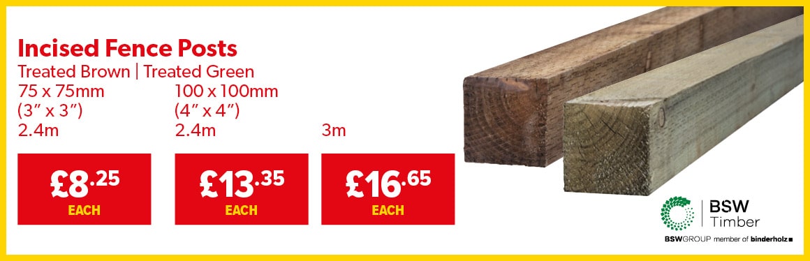 low price fence posts