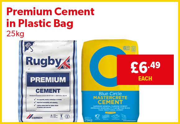 low price cement in plastic bag