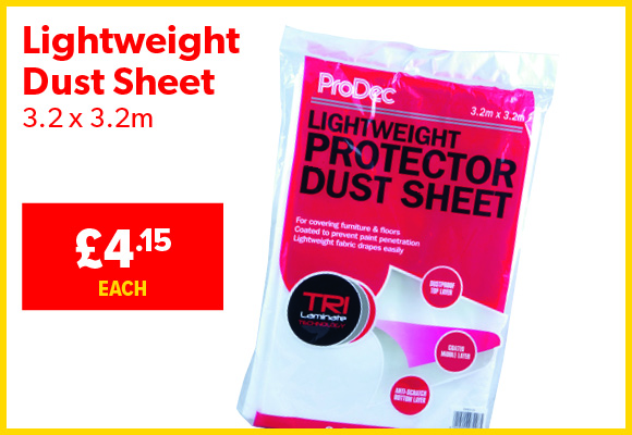 low price lightweight dust sheets