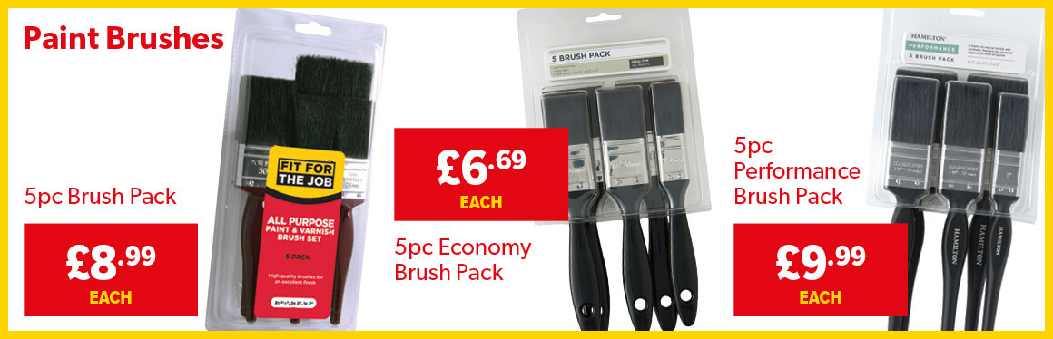 low price paint brushes