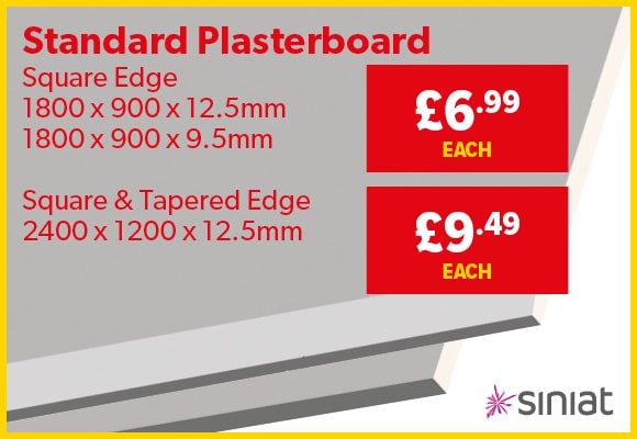 low price plasterboard