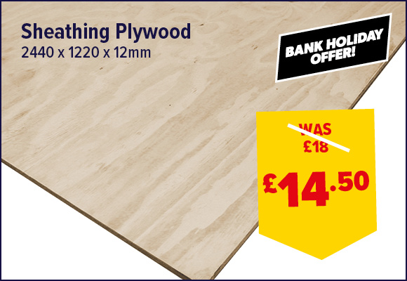 SHEATHING PLYWOOD 2440X1220X12 CE2+ E1 EN636-2 FSC® C014770