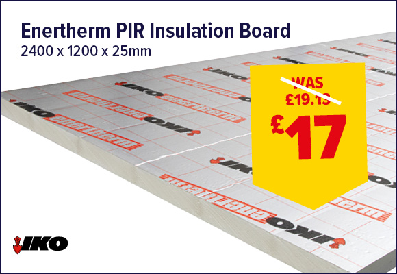 IKO Enertherm PIR Insulation Board 2400 x 1200 x 25mm