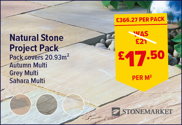 Natural Stone 20.93m² Project Pack