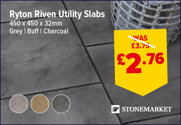 Stonemarket Ryton Riven Utility Slab
