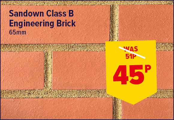 65mm Sandown Red Class B Engineering Brick