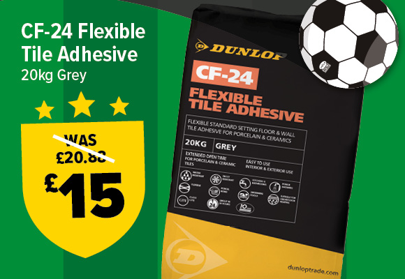 Dunlop CF-24 Tile Adhesive Grey