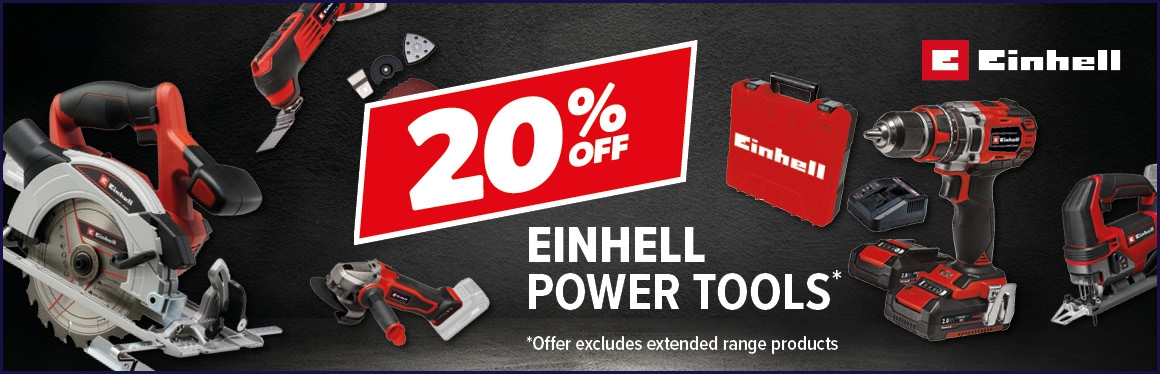 20% off Einhell Power Tools