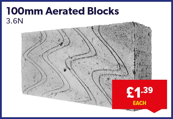 100mm Aerated Blocks