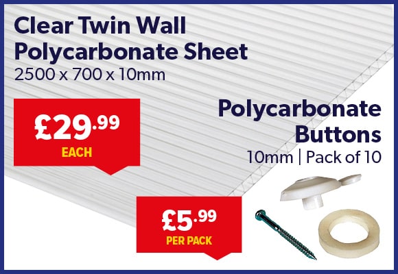 Polycarbonate Sheet & Buttons