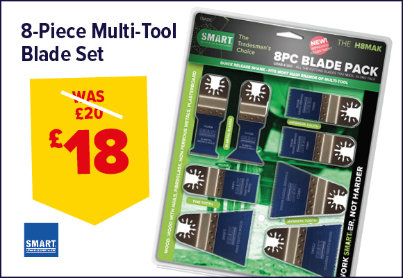 Smart Multi-Tool 8-Piece Blade Assortment Pack