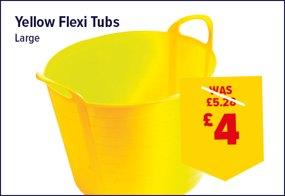 40L Yellow Rhino Flexi Tub