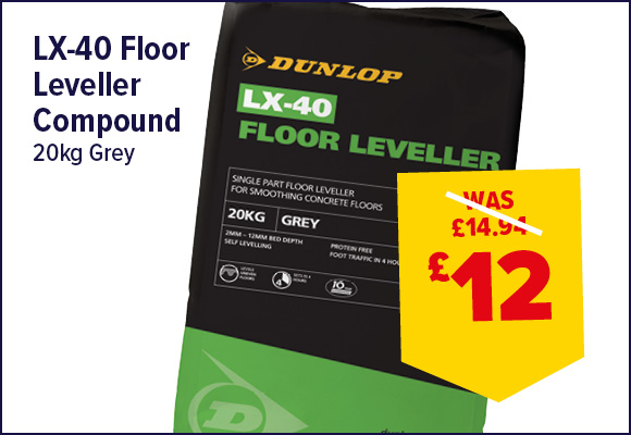 Dunlop LX-40 Levelling Compound 20kg