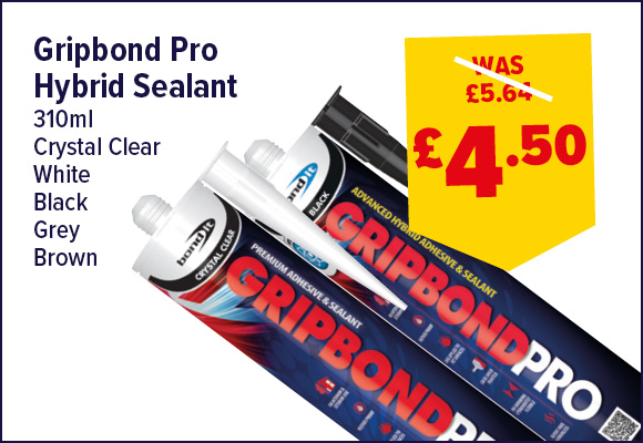 Gripbond Pro Hybrid Adhesive & Sealant 310ml