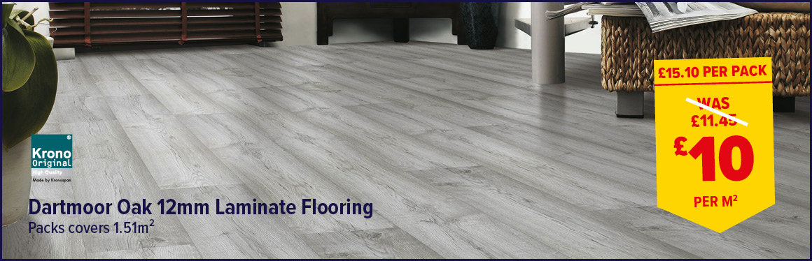 Krono Eurohome Dartmoor Oak 12mm Laminate Flooring 1.51m²