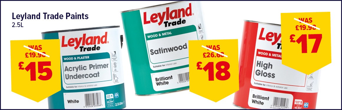 Leyland Trade Paints 2.5L