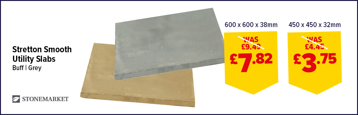 Stretton Smooth Utility Slabs