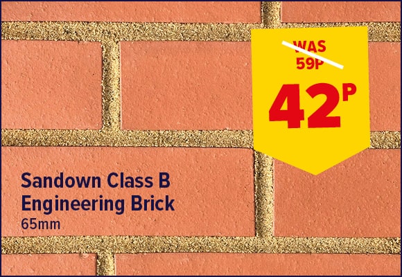 65mm Sandown Red Class B Engineering Brick