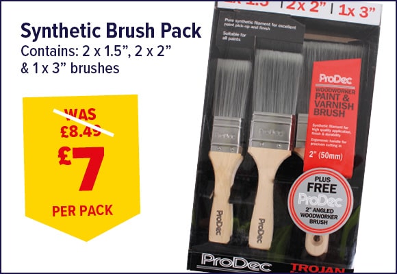 ProDec 5 Piece Brush Pack