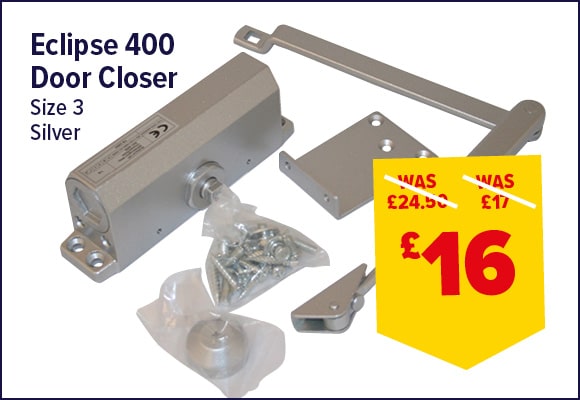 Eclipse 400 Size 3 Door Closer Silver