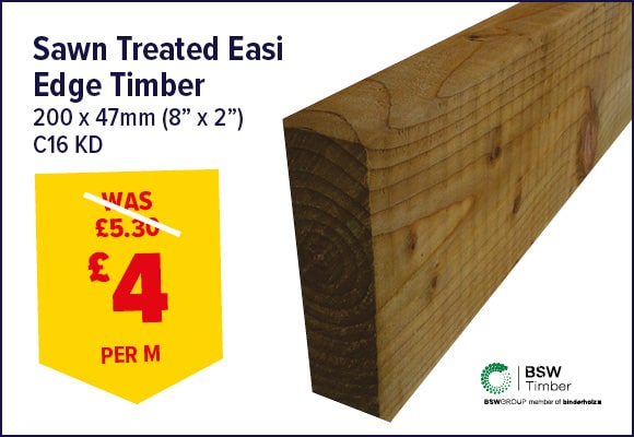Sawn Treated Easi Edge 