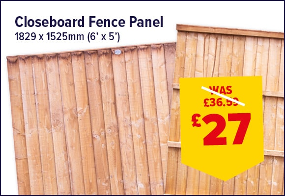 Closeboard Fence Panel