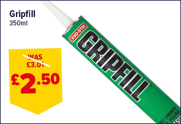 GRIPFILL™ Gap Filling Adhesive