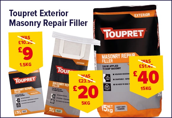 Toupret Exterior Masonry Repair Filler
