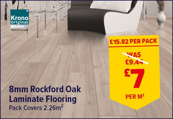 Krono Rockford Oak 8mm Laminate Flooring 
