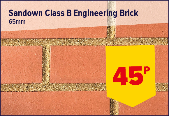 65mm Sandown Red Class B Engineering Brick