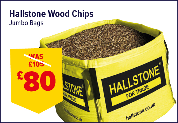 Hallstone Play Grade Wood Chippings Bulk Bag