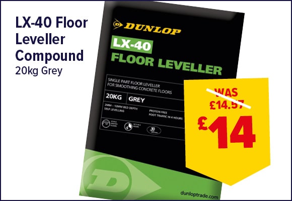Dunlop LX-40 Levelling Compound 20kg