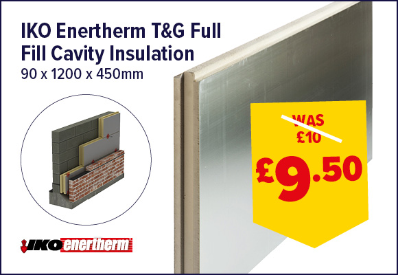 IKO Enertherm ALU Full Fill Cavity Insulation 1200 x 450 x 90mm