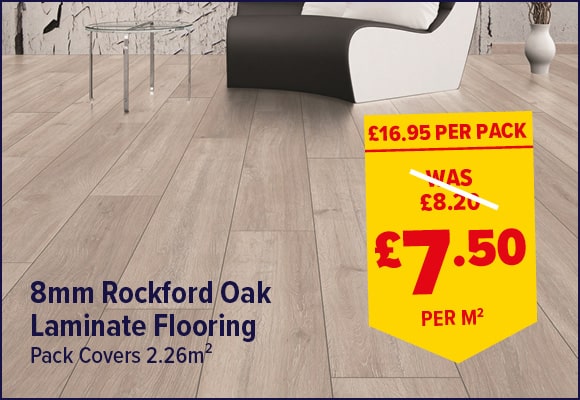 Krono Rockford Oak 8mm Laminate Flooring 2.26m²