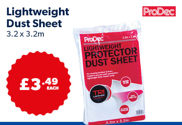 Lightweight Dust Sheet