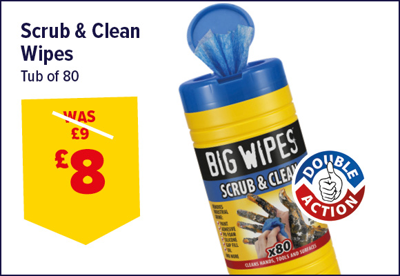 Heavy Duty Big Wipes Pack 80