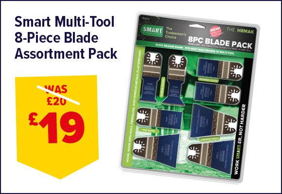 Smart Multi-Tool 8-Piece Blade Assortment Pack