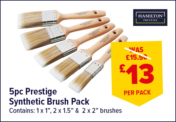 Hamilton Prestige Pure Synthetic 5pc Brush Set