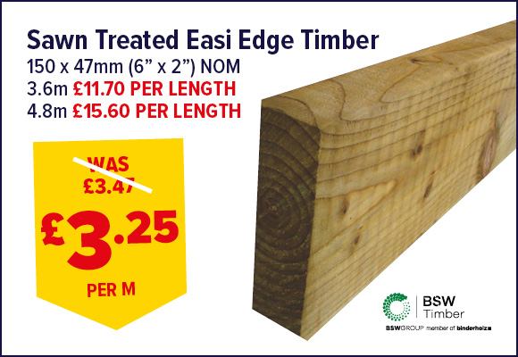 Sawn Treated Easi Edge