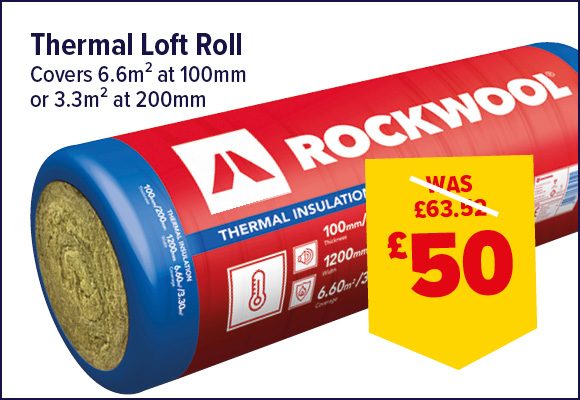 Rockwool Loft Roll