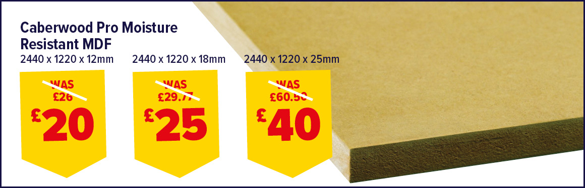 CaberMDF Pro Moisture-Resistant MDF 