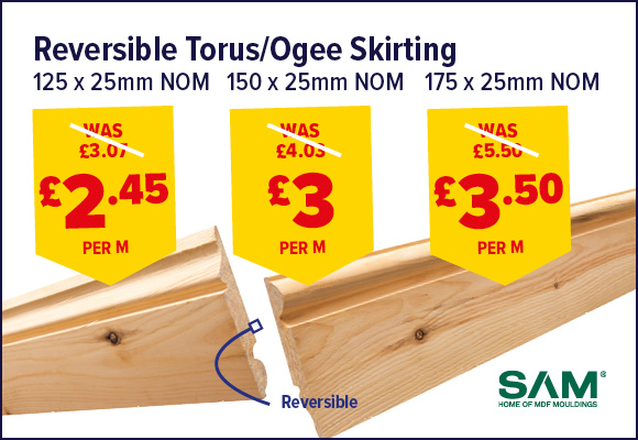 Reversible Torus/Ogee Skirting